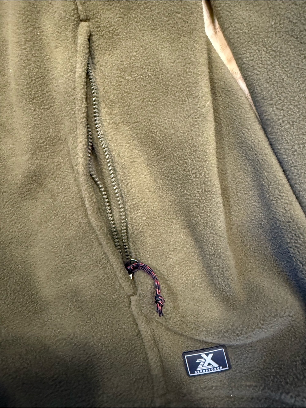ZeroXposur Olive Green Full-Zip Fleece Jacket - Picture 3 of 5